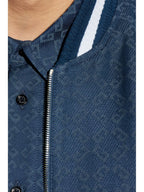 Vestes Bomber varsity en denim Givenchy Bleu foncé Homme