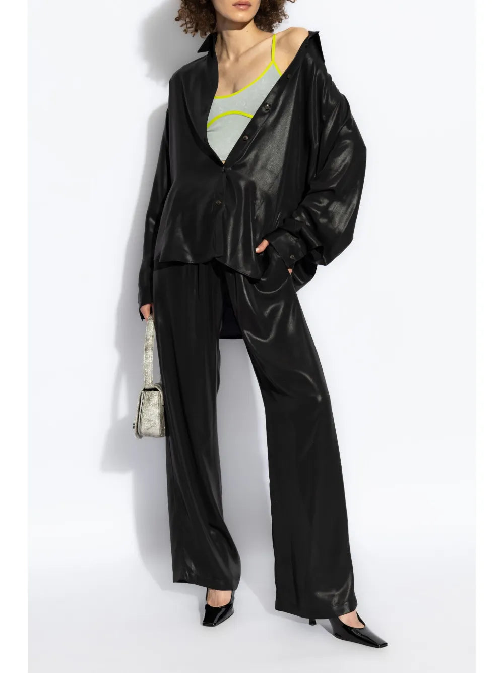 Camicie S-Simply Black Shirt Diesel Nero Femme