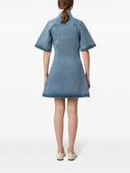 Vestidos Vestido Camisa de Denim Ami PARIS Azul Femme