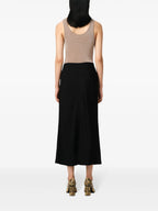 Saias Saia Midi Reta Ami PARIS Preto Femme
