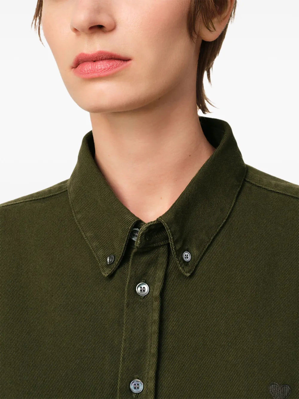 Camisas Camisa Ami de Coeur Ami PARIS Caqui Unisexo