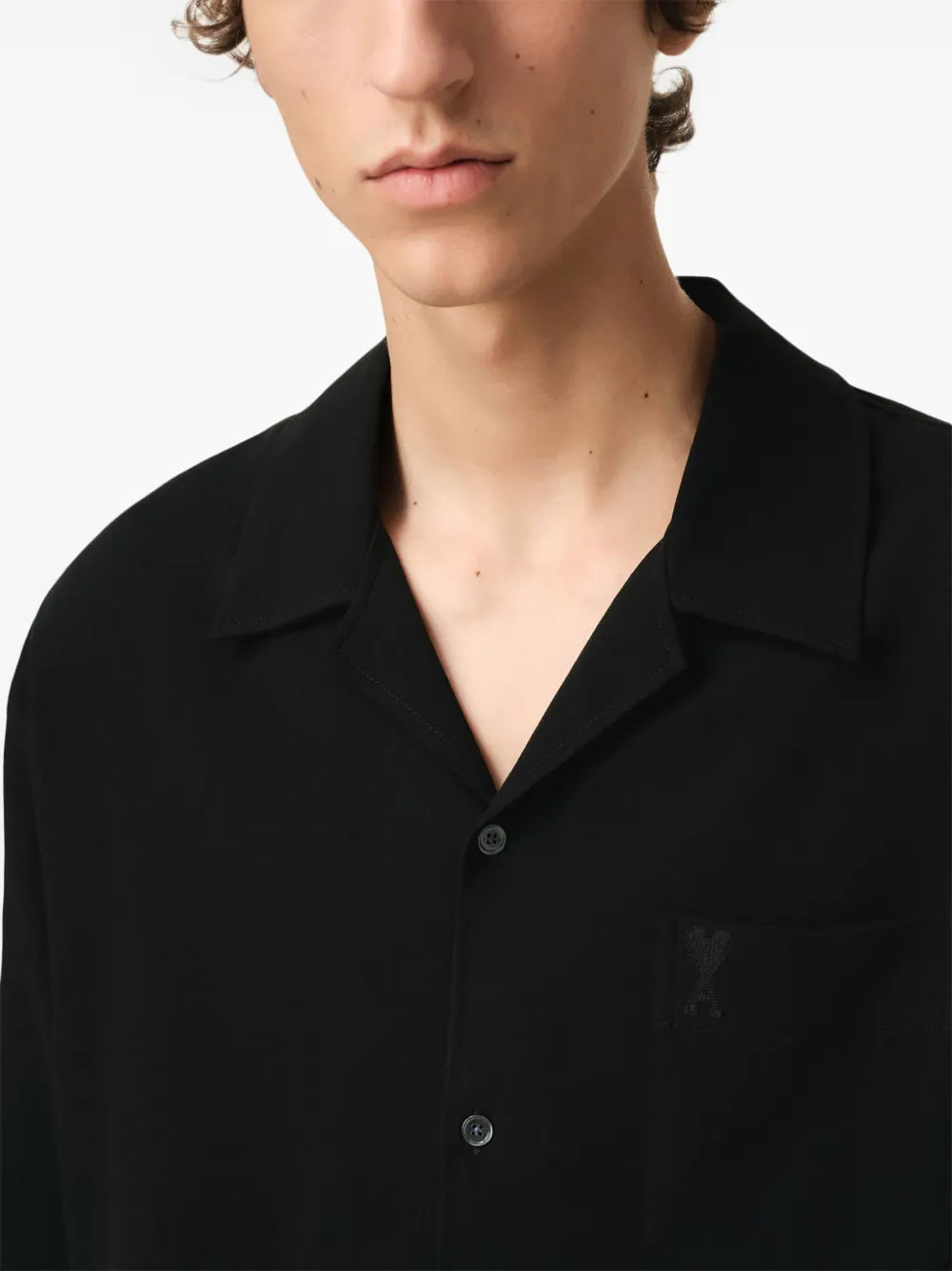 Hemden Oversized-Hemd Ami PARIS Schwarz Homme
