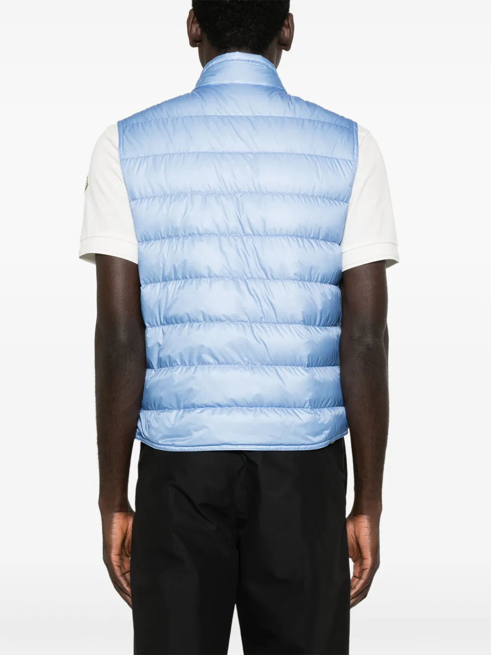 Vestes Doudoune sans manches Gui Moncler Bleu Homme