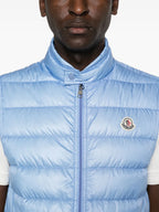 Vestes Doudoune sans manches Gui Moncler Bleu Homme
