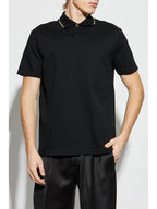 Polos Polo Preto Versace Preto Homme