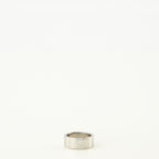Image of the Numeric Silver Ring from the brand Mm6 for Women - Spring-Summer 2026 - Front View
