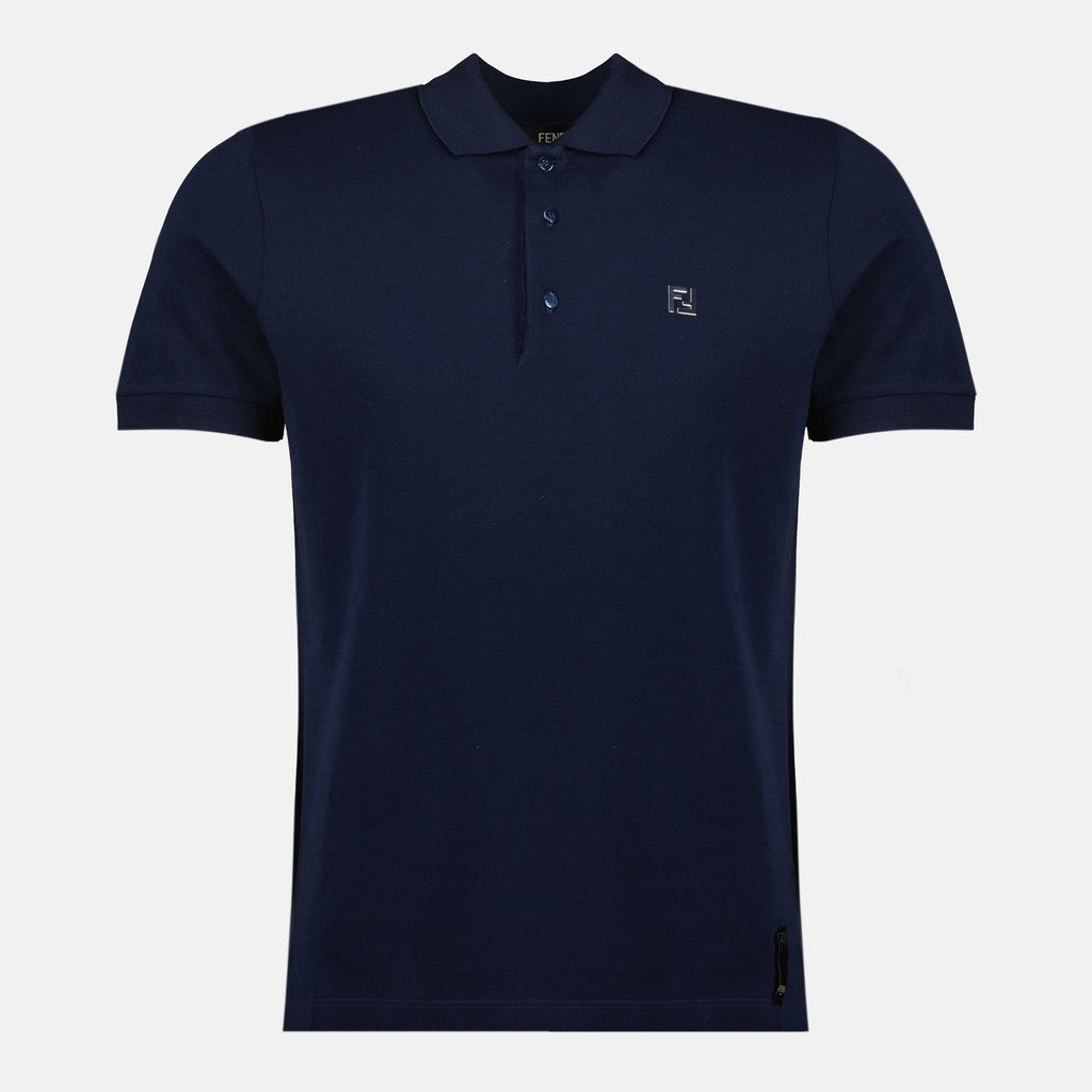 Polos Polo de Algodão Fendi Bleu foncé Homme