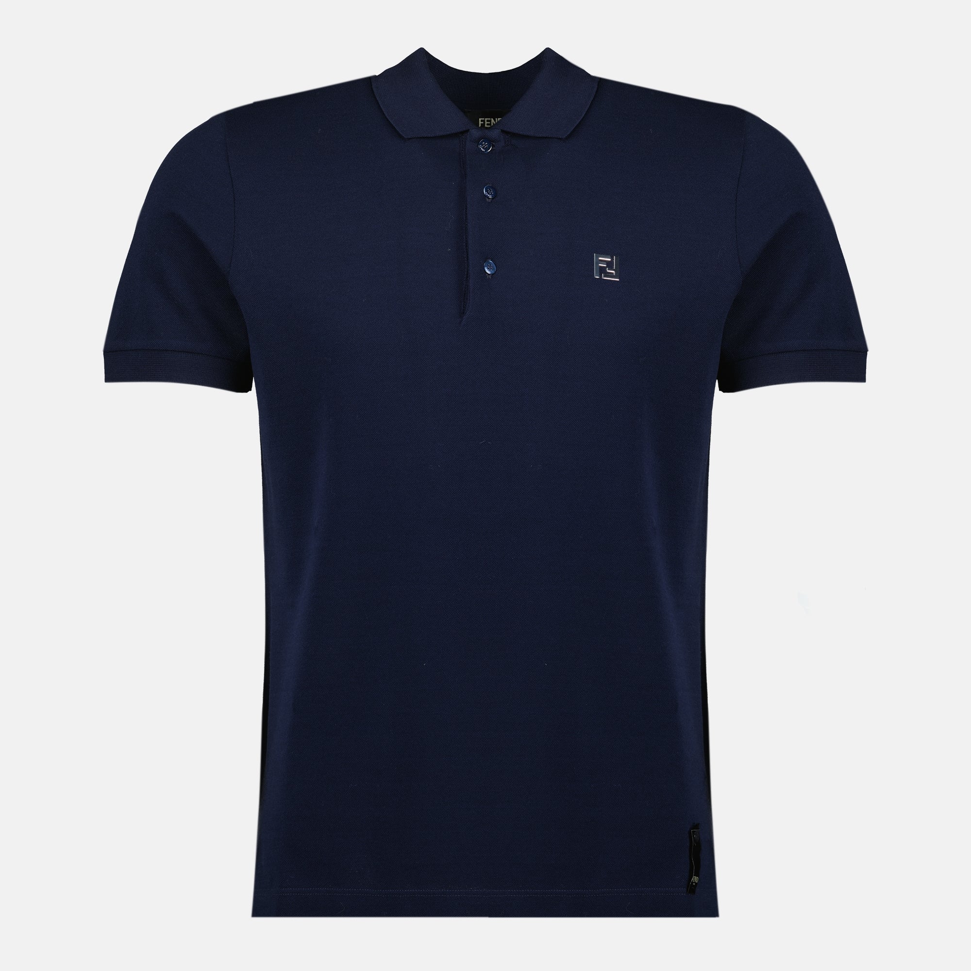 Polos Polo de Algodón Fendi Bleu foncé Homme