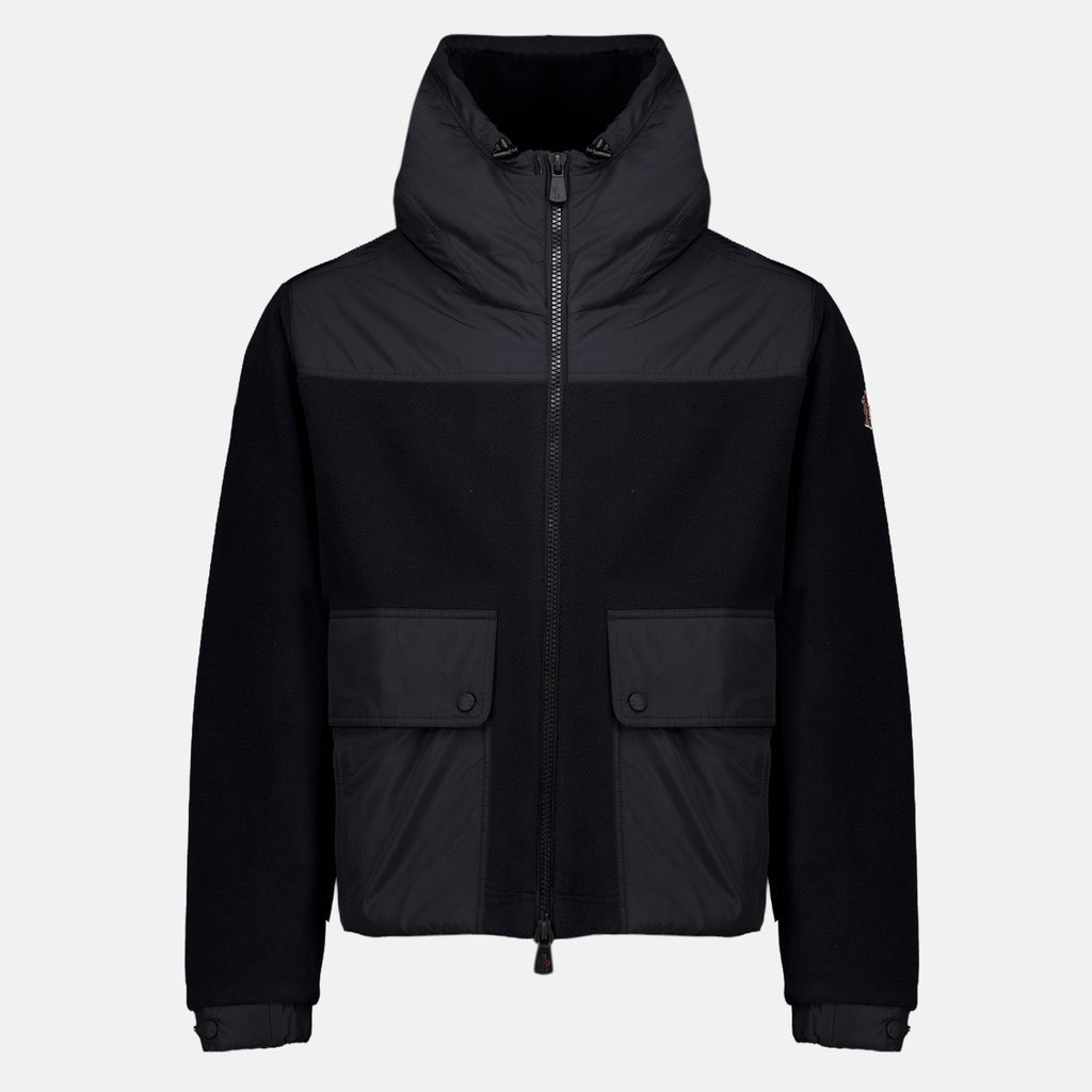 Vestes Cardigan zippé en Polartec® Moncler Grenoble Noir Homme