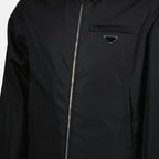 재킷 리사이클 나일론 재킷 Prada 검은색 Homme