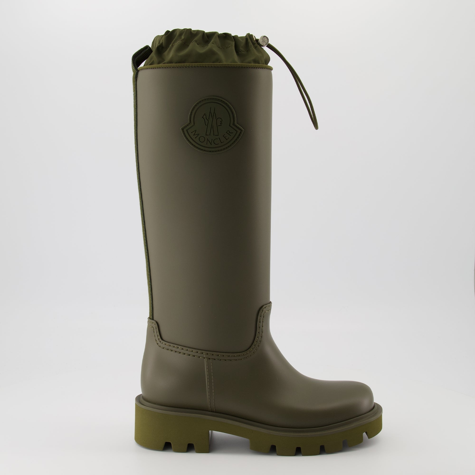 Bottes Bottes de pluie montantes Kickstream Moncler Vert Femme