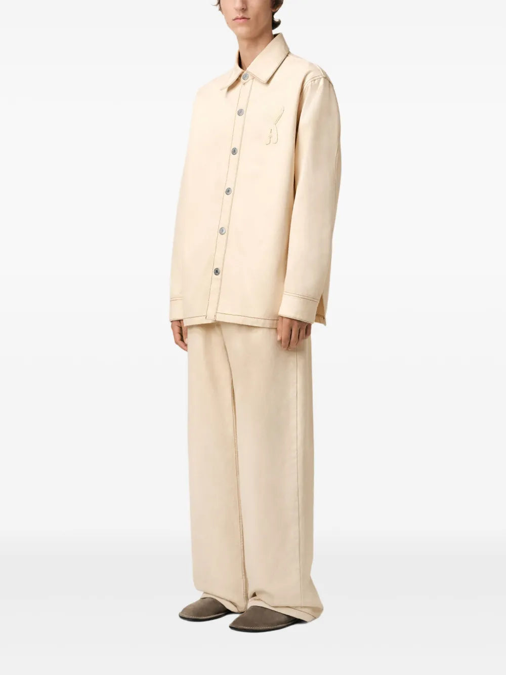 Camisas Camisa Ami de Coeur Ami PARIS Beige Homme