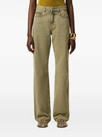 パンツ ワイドレッグジーンズ Ami PARIS カーキ Femme