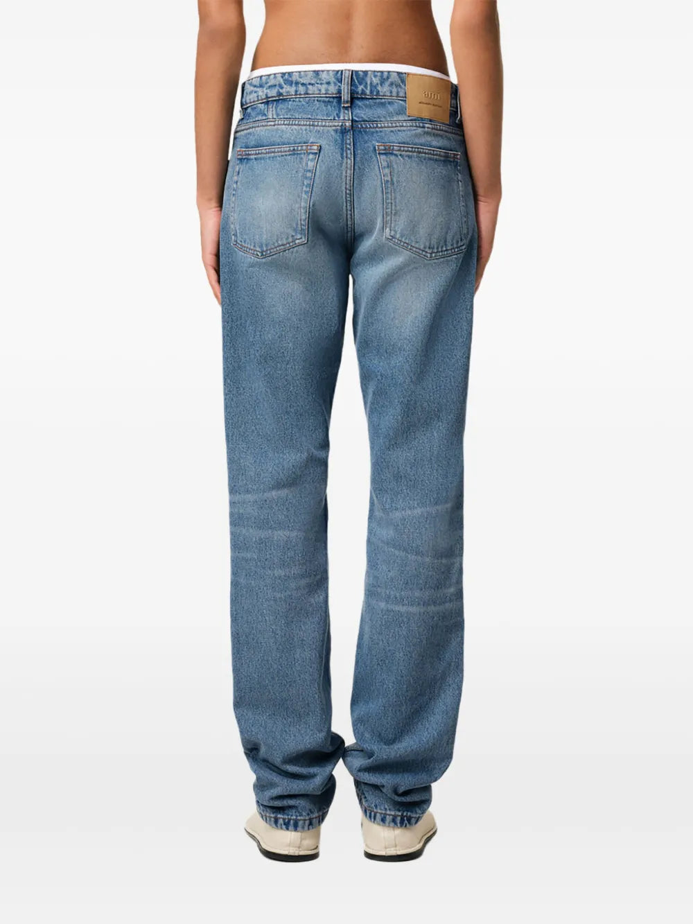 Pantalons Jeans droit Ami PARIS Bleu Homme