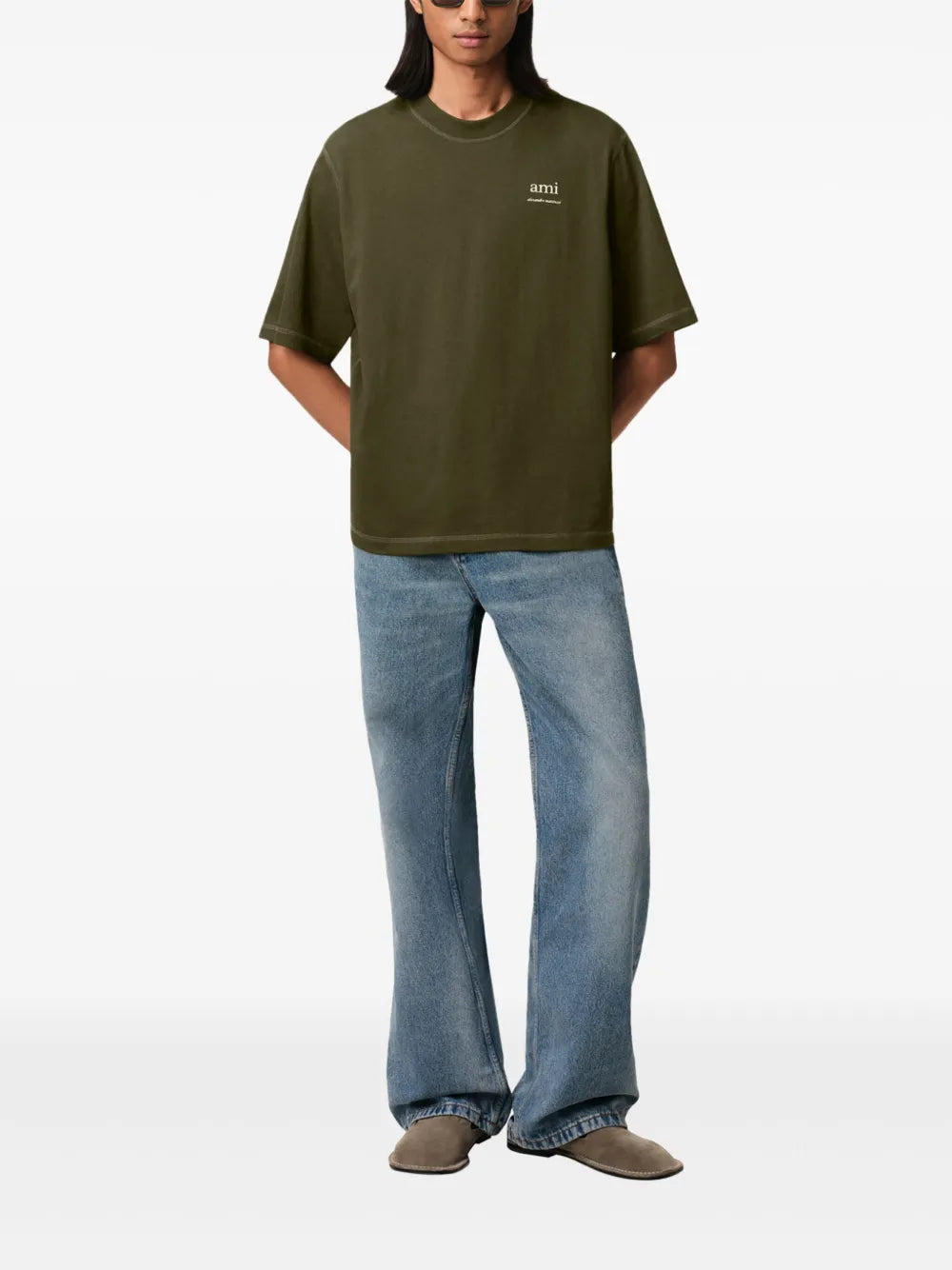 T-shirt T-shirt Alexandre Mattiussi Ami PARIS Cachi Homme