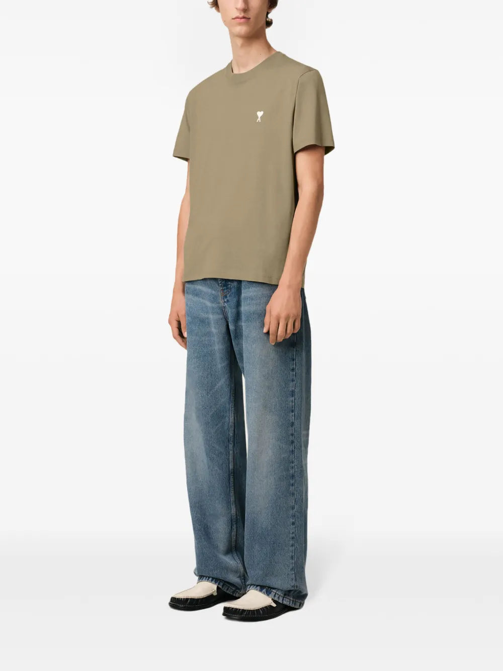 T-shirts Heart Friend T-shirt Ami PARIS Khaki Homme