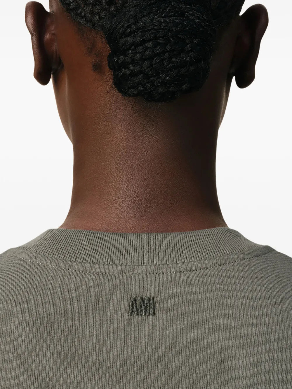 T-shirts T-shirt Ami de coeur Ami PARIS Kaki Unisexe