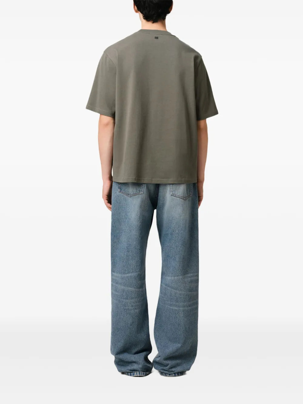 T-shirts T-shirt Ami de coeur Ami PARIS Kaki Unisexe