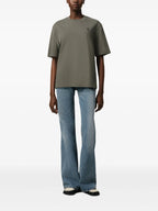 T-shirts T-shirt Ami de coeur Ami PARIS Kaki Unisexe