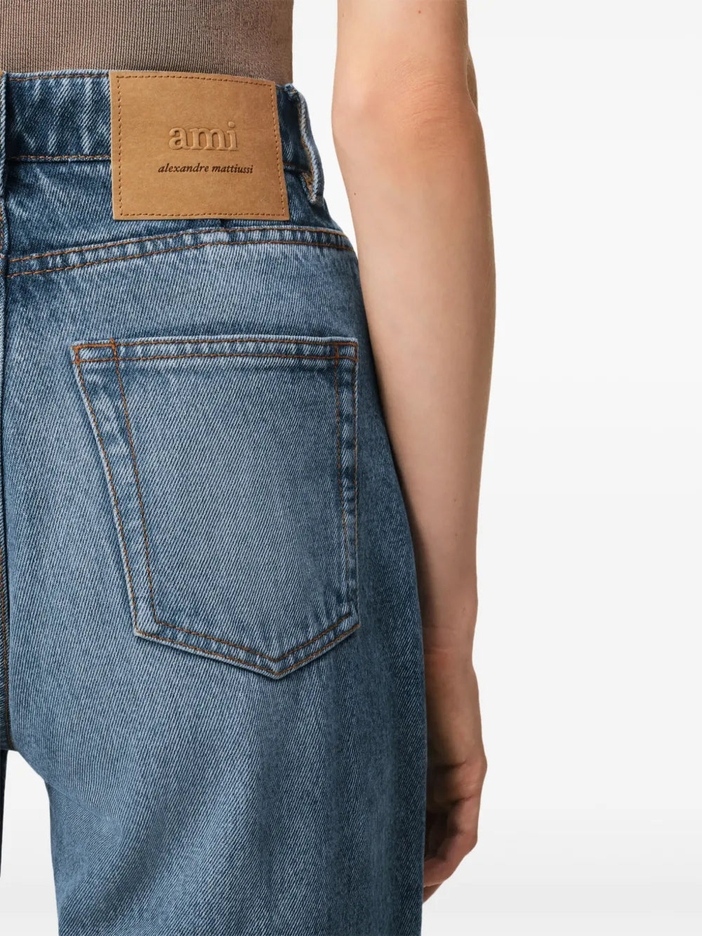 Pantalons Jean flare Ami PARIS Bleu Femme