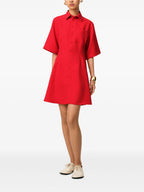Vestidos Vestido Camisa em Lã Ami PARIS Vermelho Femme