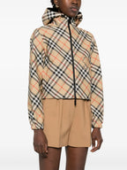ジャケット リバーシブルチェックジャケット Burberry ベージュ Femme