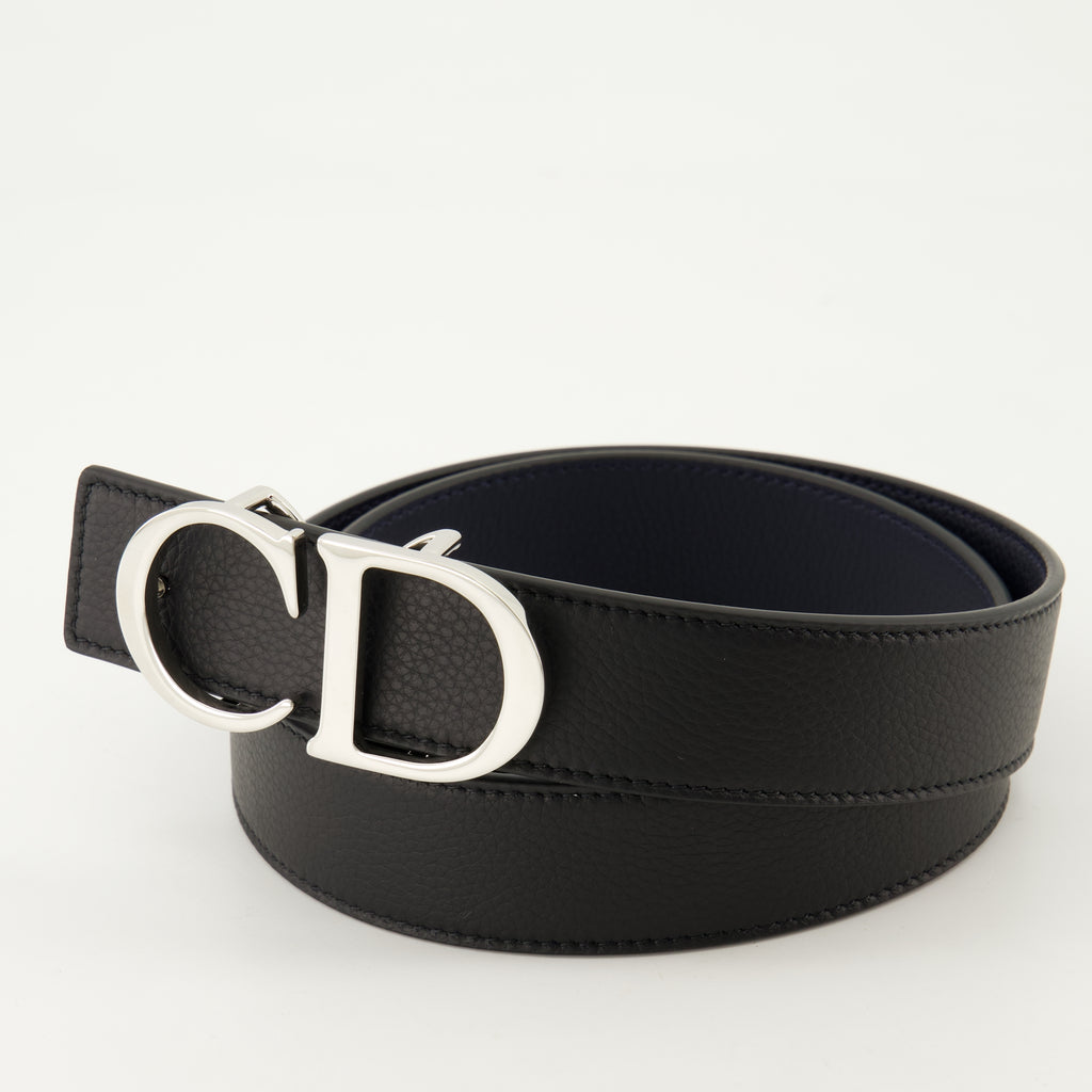 Cinturones Ceinture CD réversible Dior Negro Homme