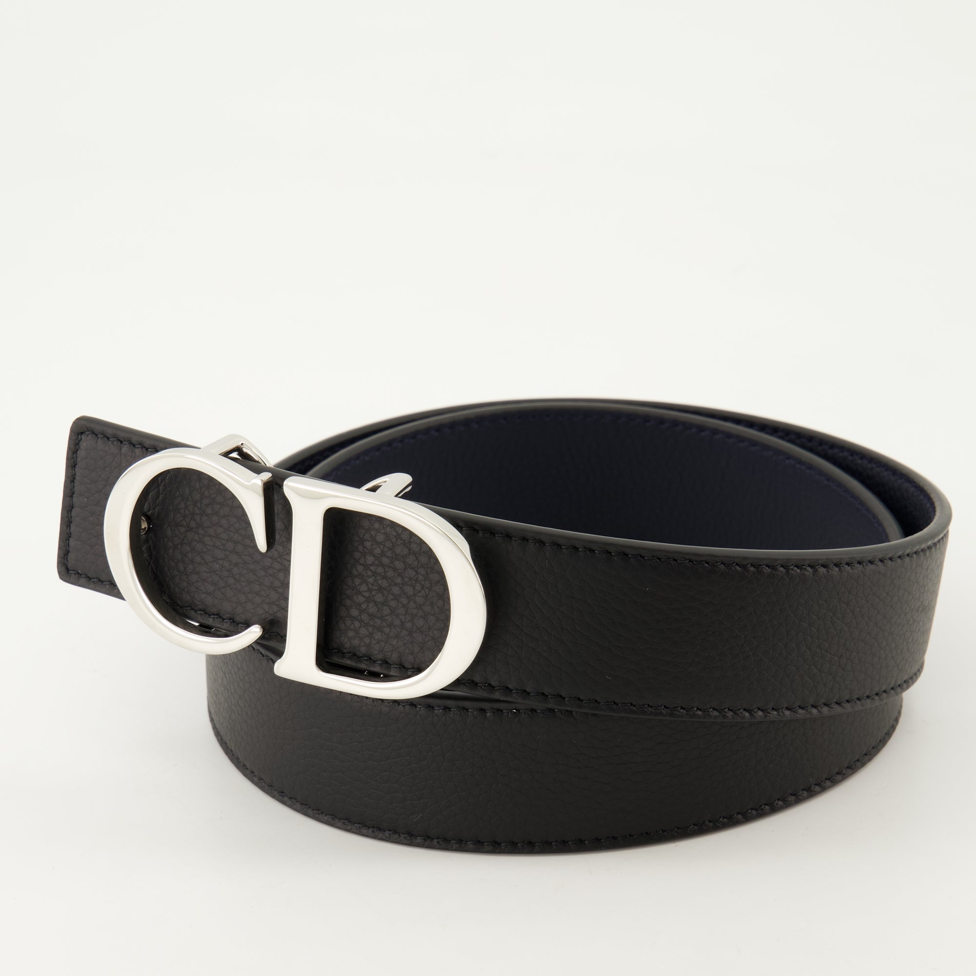 Cinturones Ceinture CD réversible Dior Negro Homme
