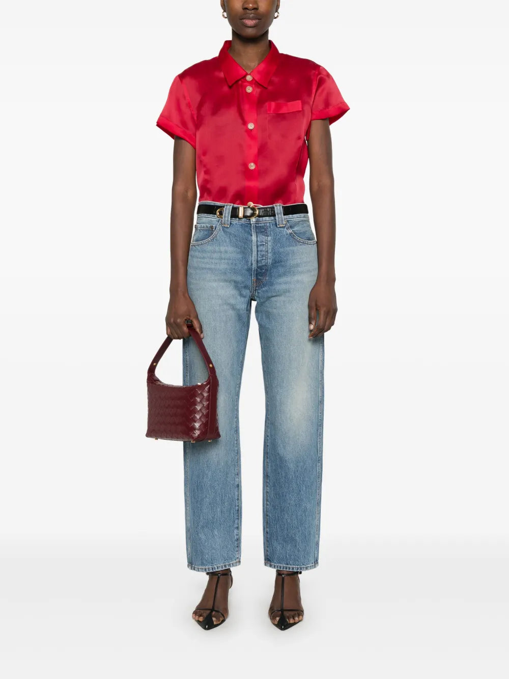 Pantalons Jeans Callum Khaite Bleu Femme