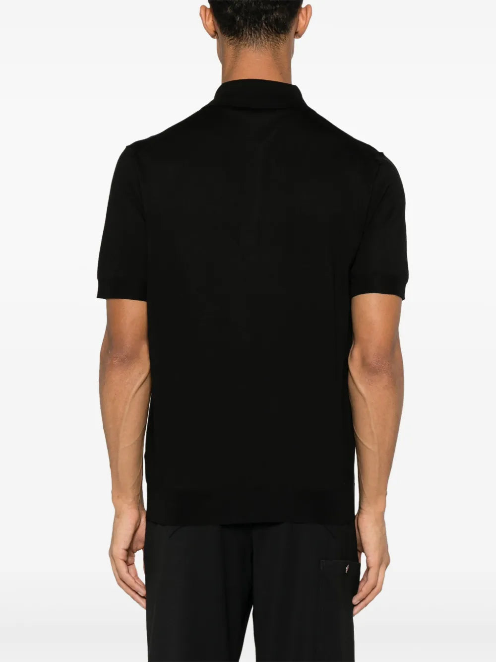 Polo shirts Silk Polo Prada Black Homme