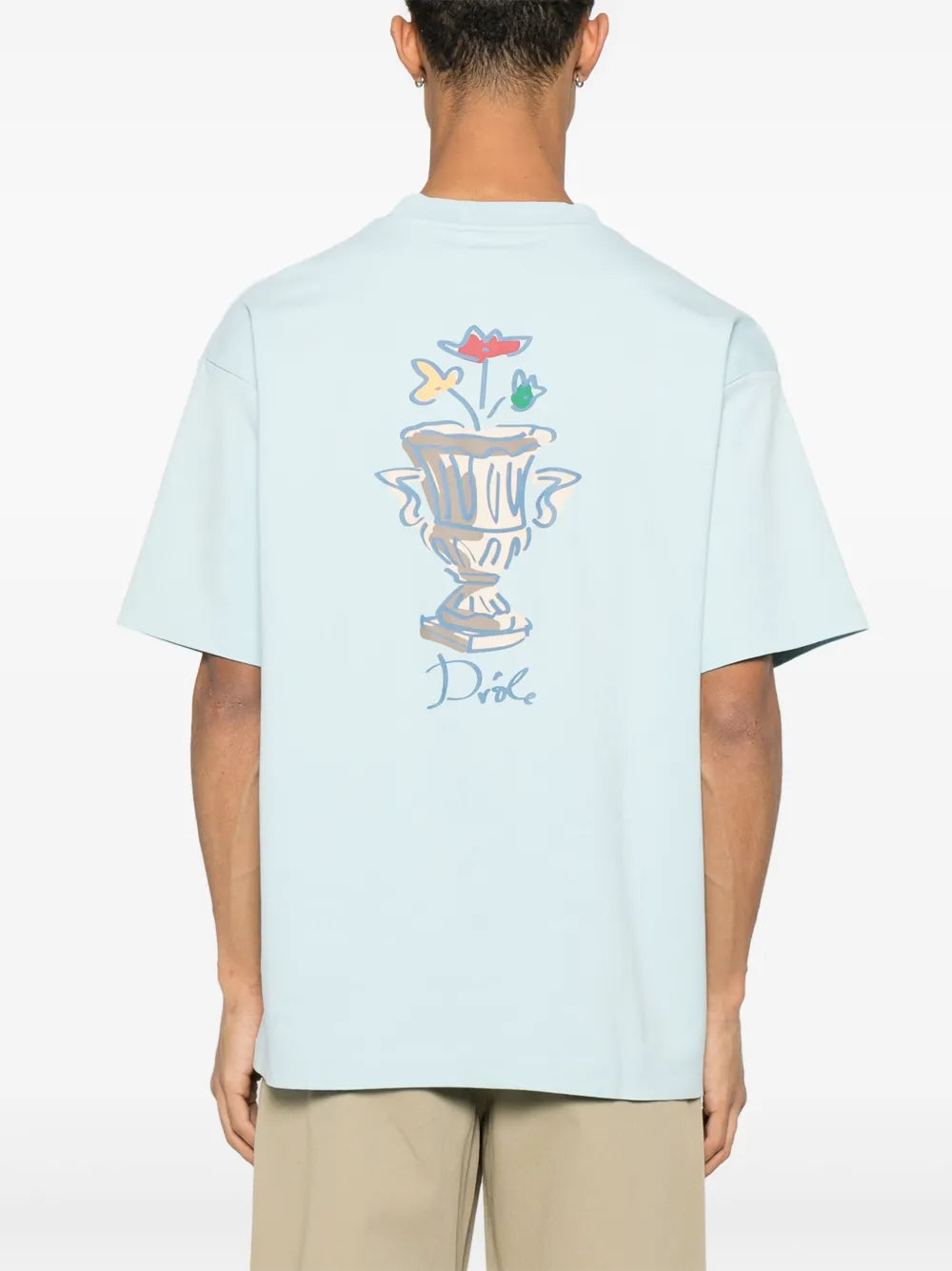 T-shirts T-shirt vase Drole De Monsieur Bleu Homme
