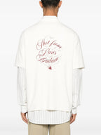 T-shirts T-shirt slogan vignes Drole De Monsieur Blanc Homme