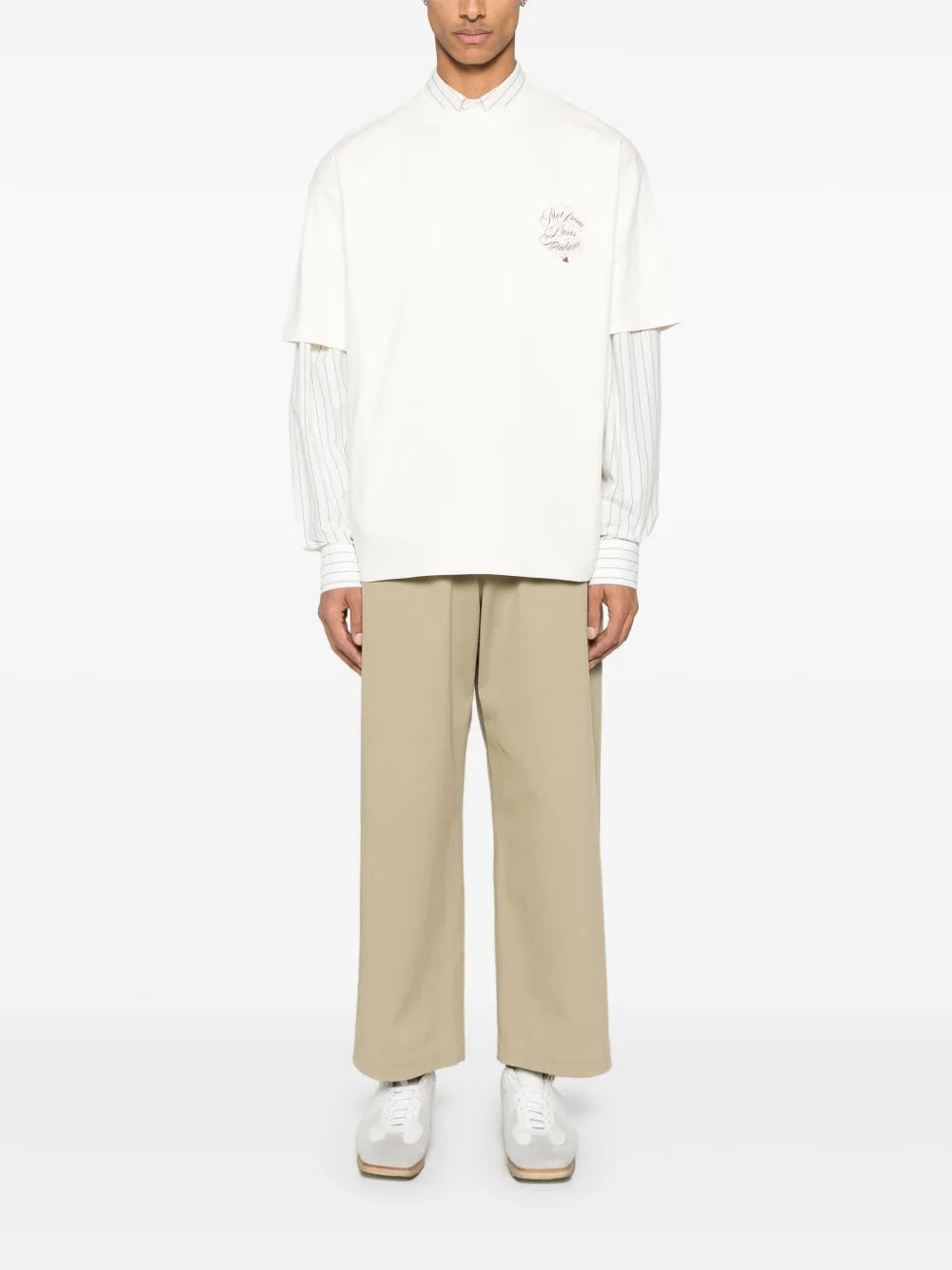 T-shirts T-shirt slogan vignes Drole De Monsieur Blanc Homme