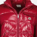 Image de l'article Cardigan zippée bi-matière rouge de la marque Moncler pour Femme - Saison Printemps-Été 2026 - Vue détaillée_2