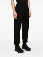 パンツ ロゴジョギングパンツ Moncler 黒 Homme