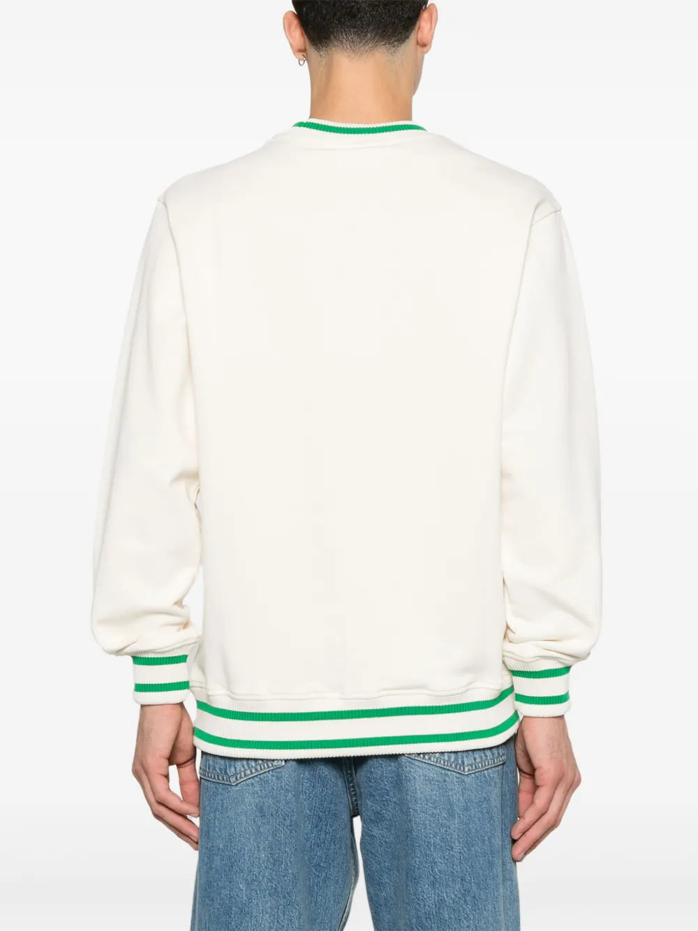 Malhas Sweatshirt Slogan Drole De Monsieur Branco Homme