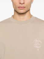 T-shirts T-shirt slogan vignes Drole De Monsieur Beige Homme