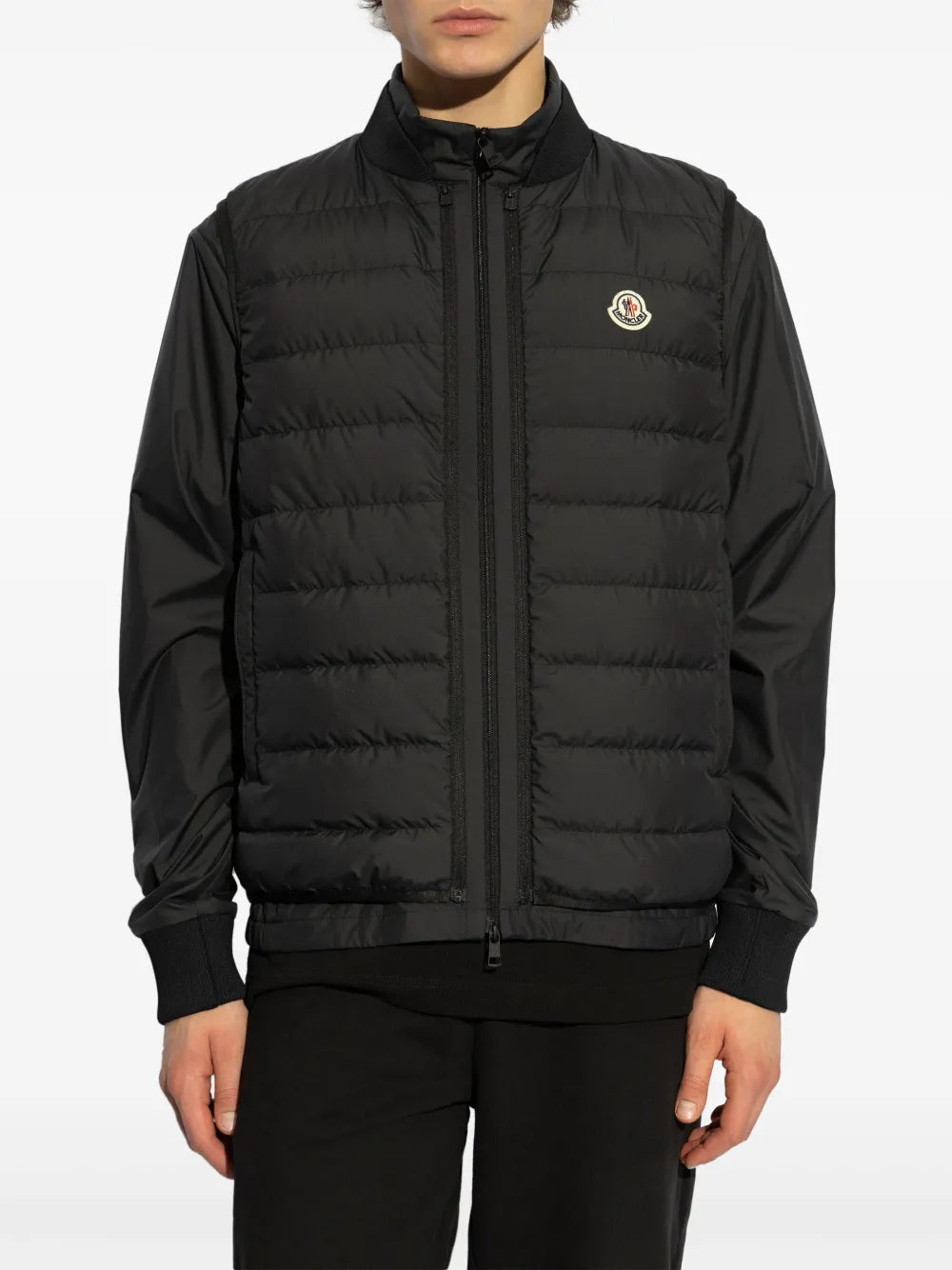 Jaquetas Casaco Removível Verney Moncler Preto Homme