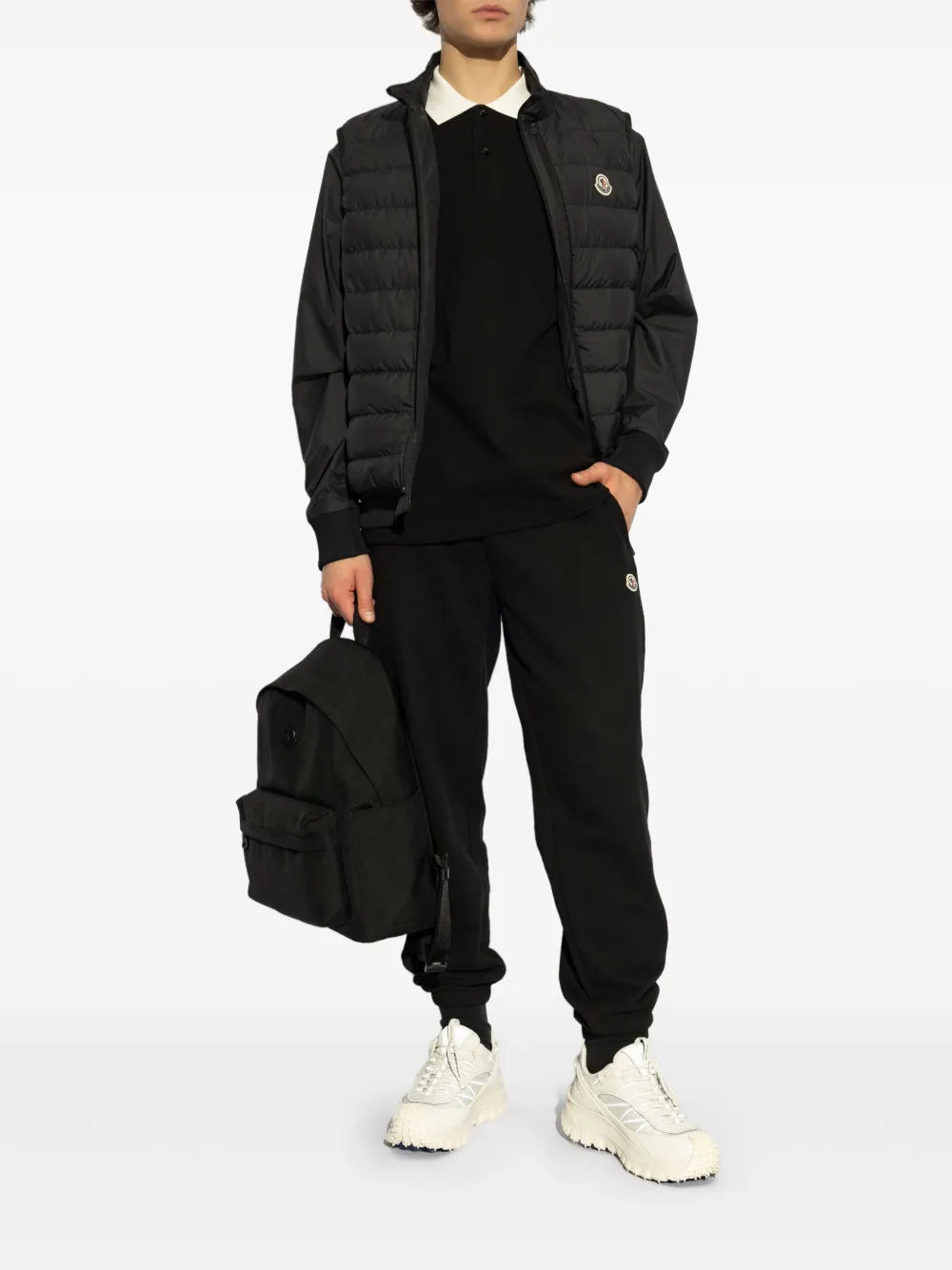 Jaquetas Casaco Removível Verney Moncler Preto Homme