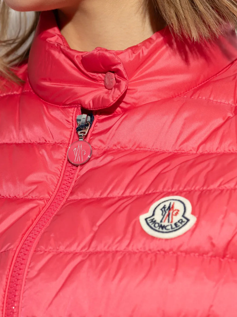 Vestes Doudoune sans manches Igens Moncler Rose Femme