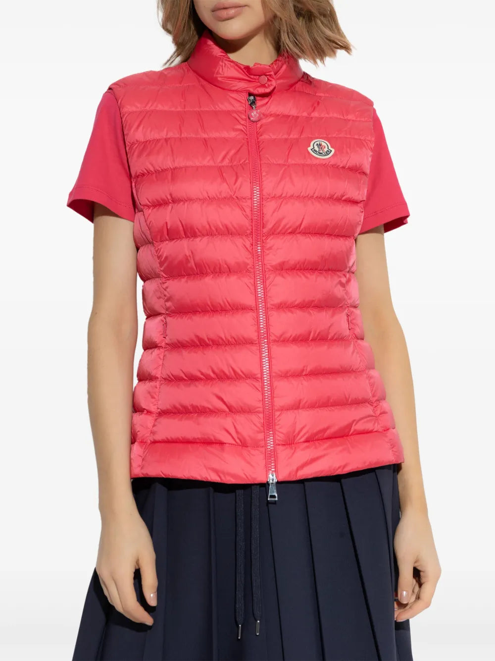 Vestes Doudoune sans manches Igens Moncler Rose Femme