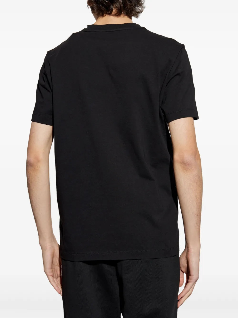 Camisetas T-Shirt com Logo Desfocado Moncler Preto Homme
