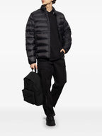 Calças Cargo Gabardine Moncler Preto Homme