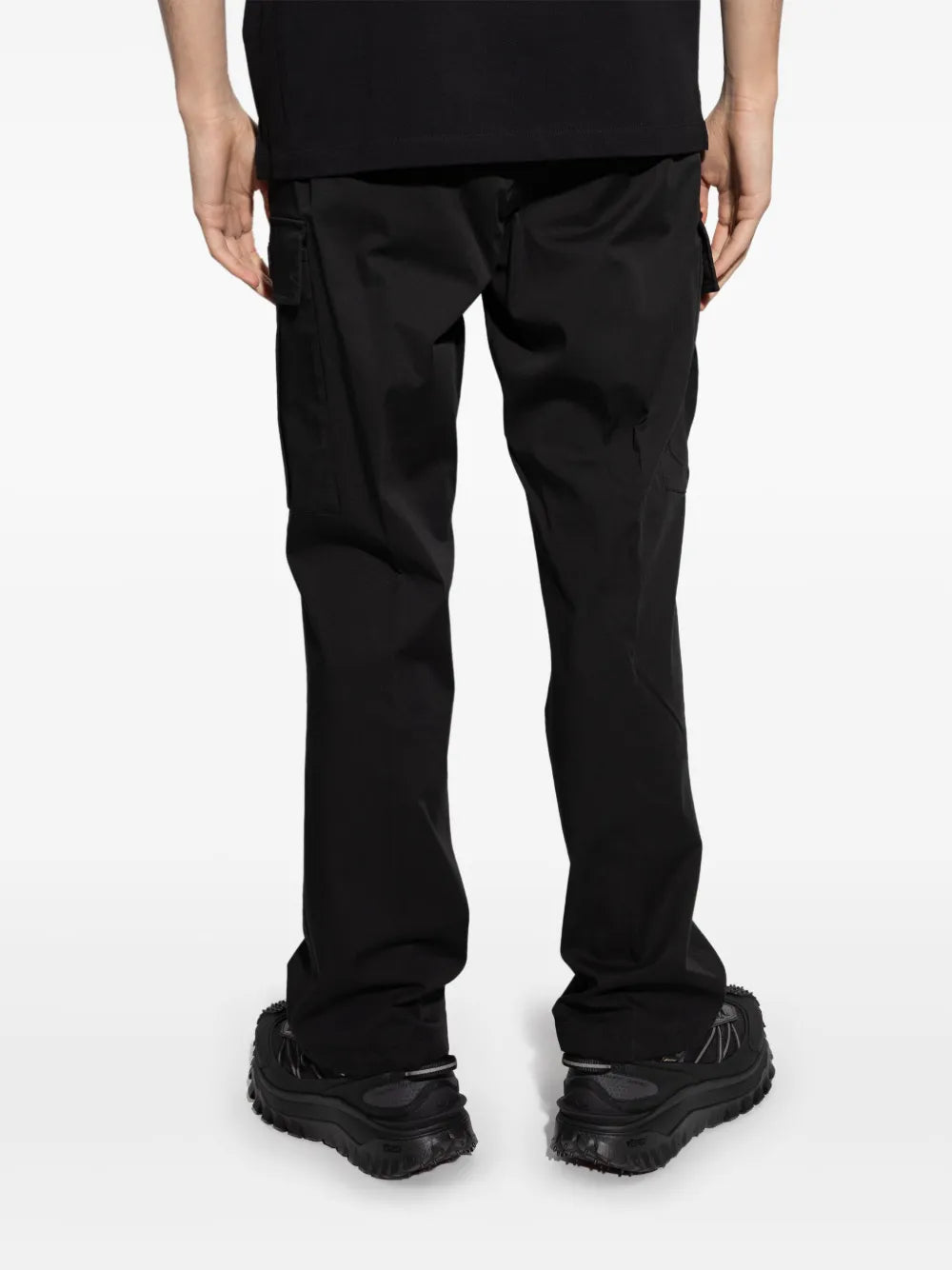 Pantalons Cargo Gabardine Moncler Noir Homme
