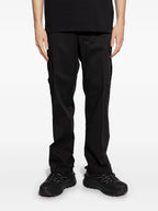 Calças Cargo Gabardine Moncler Preto Homme