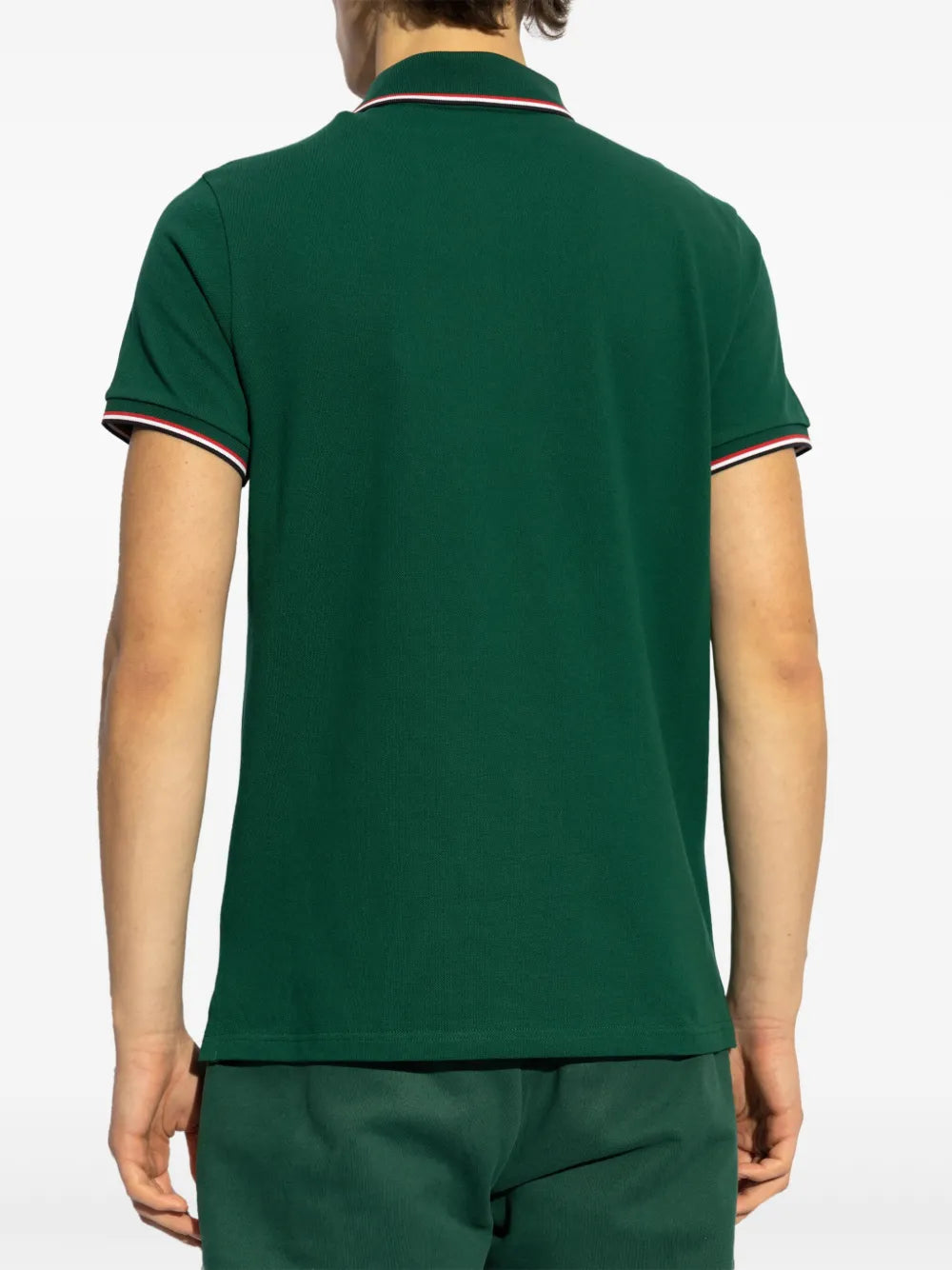 Polos Logo Polo Moncler Verde Homme