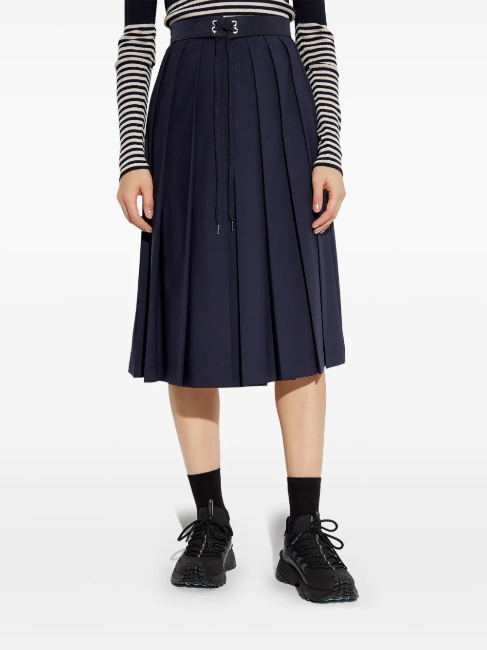 Jupes Jupe plissée Moncler Bleu foncé Femme