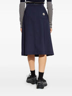 Jupes Jupe plissée Moncler Bleu foncé Femme
