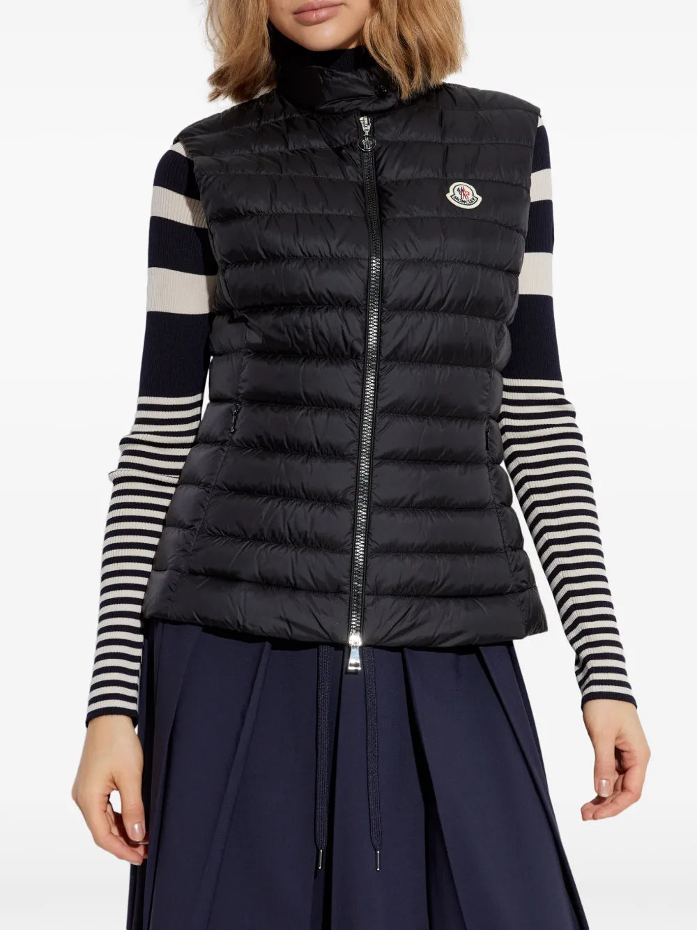 Vestes Doudoune sans manches Igens Moncler Noir Femme