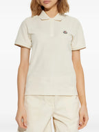 Polos Logo Polo Moncler Bege Femme
